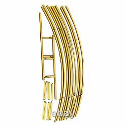 Archway Floral Wedding Decor Stand Welcome Ceremony Road Guide Rack Gold 8.86ft