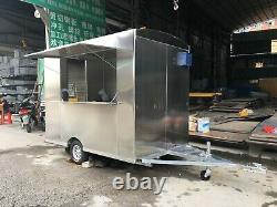 BN 2.5mx1.6m Concession Stand Food Trailer Mobile Kitchen Free Ship by Sea