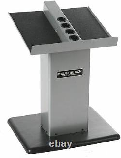 BRAND NEW & SEALED POWERBLOCK Large Column Stand Silver/Black SHIPS SAME DAY