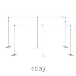 Backdrop Stand Pipe Kit, 10'x50' Background Support System Curtain Frame HOT