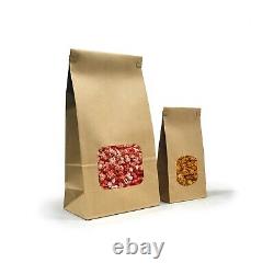 Bagcraft 300798 Duplex Stand Up Window Bags with Tin Ties, 250 Count Free Shipping