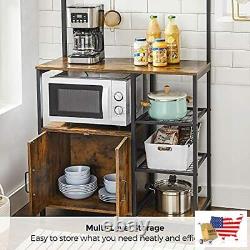 Baker's Rack, Coffee Station, Microwave Oven Stand, Kitchen Utility Stor