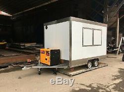 Brand New 3Mx1.8M Concession Stand Trailer Kitchen+3KW generator Ship By Sea