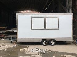 Brand New 4Mx2M Concession Stand Trailer Mobile Kitchen With Hood Ship By Sea