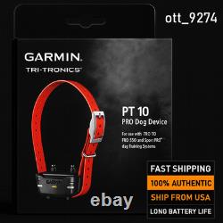 Brand New Garmin PT 10 Dog Device Red Collar (010-01209-00) Free Shipping