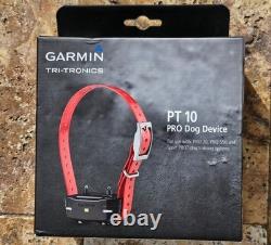 Brand New Garmin PT 10 Dog Device Red Collar (010-01209-00) Free Shipping