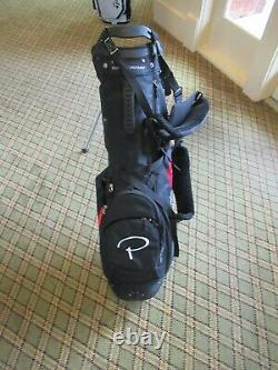 Brand New Sun Mountain Piretti Logo Stand Golf Bag Black Free Shipping
