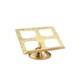 Brass Missal Stand, IHS Design Textured Bible Stand (USUALLY SHIPS IN 2 DAYS)