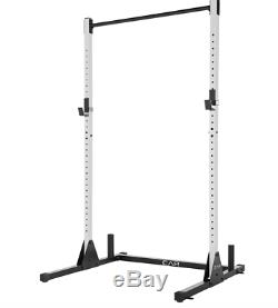 CAP Barbell Power Rack Exercise Stand Squat Rack PullUpBar White SHIPS NOW