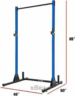 CAP Barbell Power Rack Exercise Stand. Squat Rack. Pull Up Bar. Fast SHIP. (Blue)