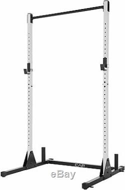 CAP Barbell Power Rack Exercise Stand WHITE FREE SHIPPING