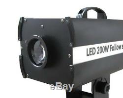 CE LED 200W Follow Spot Focused Light Stand Spot Light Free shipping