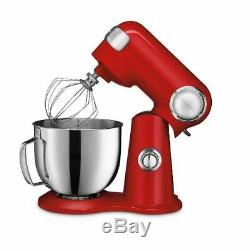 CUISINART 5.5-Qt. Stand Mixer, Red SHIPS FREE