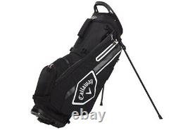 Callaway 2021 Chev Golf Stand Bag Mens 9Inch 4Way 5lbs UPS Ship# White/Black