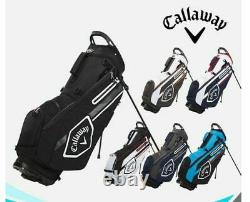Callaway 2021 Chev Stand Bag Mens Golf 9 4Way 5lbs Ems/Ups# Ship# Charcoal