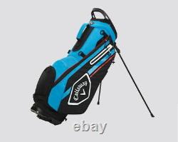 Callaway 2021 Chev Stand Bag Mens Golf 9 4Way 5lbs Ems/Ups# Ship# Navy/Charcoal