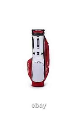 Callaway Golf 2022 Fairway C Stand Bag Single Strap White/Red Color