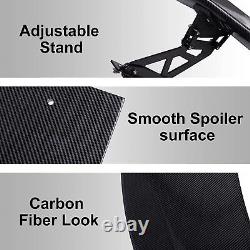 Carbon Fiber Rear Spoiler Universal 57 GT Wing With Adjustable Tilt Leg Stands