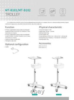 Cart Stand, Stand Trolley, Rolling Wheel, Mobile Cart for ECG 1200G USA ship