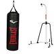 Century Heavy Bag Stand and Everlast 70lb NevaTear Heavy Bag Ships Free
