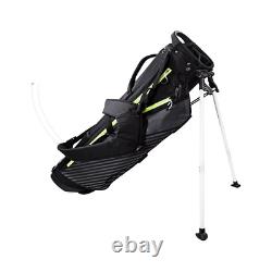 Club Champ 6.5 Golf Stand Bag 4 Way Divider Black Golf Carry Bag Free Shipping