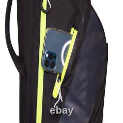 Club Champ 6.5 Golf Stand Bag 4 Way Divider Black Golf Carry Bag Free Shipping