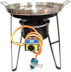 Comal Stainless Steel 22 Set with Propane Burner & Heavy Duty Stand FREE SHIP