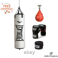 Combo Speed Bag Heavy Punching Kit Dual Station Boxing Stand Free Shipping New