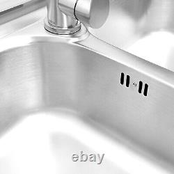 Commercial Restaurant Sink Utility Sink Free-standing f/ Kitchen Stainless Steel