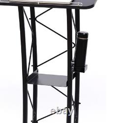 Curved Podium Stand for Presentations Stylish and Stable Design