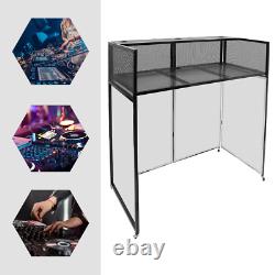 DJ Display Stand, DJ Event Booth Facade, Portable DJ Facade Booth Table, DJ Cont