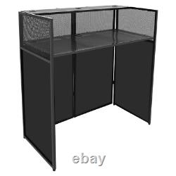DJ Display Stand, DJ Event Booth Facade, Portable DJ Facade Booth Table, DJ Cont