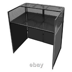 DJ Display Stand, DJ Event Booth Facade, Portable DJ Facade Booth Table, DJ Cont