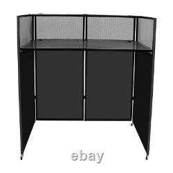 DJ Display Stand, DJ Event Booth Facade, Portable DJ Facade Booth Table, DJ Cont