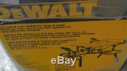 DeWalt DWE7491RS Jobsite Table Saw with Rolling Stand New FREE SHIPPING