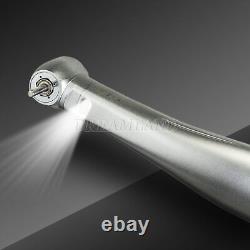 Dental 15 Fiber Optic LED Contra Angle Handpiece Red Ring Electric For NSK GD
