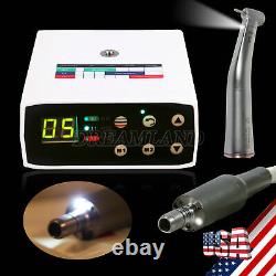 Dental Brushless Electric Micro Motor with LED 15 Contra Angle fit NSK Ti-Max 95L