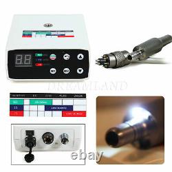 Dental Brushless Electric Micro Motor with LED 15 Contra Angle fit NSK Ti-Max 95L