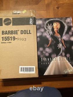 Diamond Dazzle Barbie Bob Mackie #15519 Jewel Essence Collection With Shipping Box