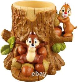 Disney Chip & Dale Pen Stand Accessory Holder Japan Free Shipping NEW
