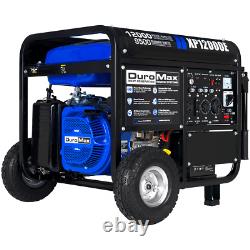 DuroMax XP12000E 12,000W 457cc Portable Electric Start Gas Standby Generator