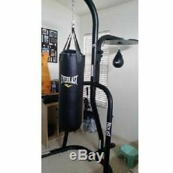 EVERLAST DUAL STATION Heavy Punching Bag Boxing Stand MMA FAST SHIP NEW