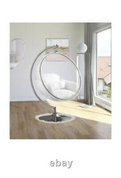 Eero Aarnio hanging Bubble Chair Withstand & white Cushion FREE SHIPPING