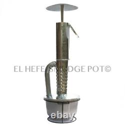 El Hefe Smudge Pot Outdoor Heater with Heat Dish & Stand NEW FREE SHIPPING