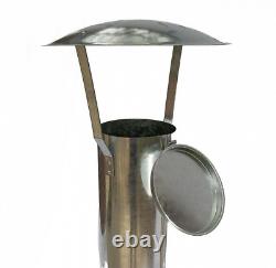 El Hefe Smudge Pot Outdoor Heater with Heat Dish & Stand NEW Free Shipping