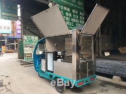 Electric Tricycle Churros Coffee Concession Stand Trailer Kitchen Shipped By Sea
