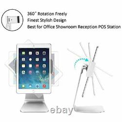 Elegant Tablet Stand, Aluminum IPad Holder, Desktop Kiosk POS For 7-13 Inch Pro