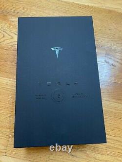 Empty Tesla Tequila Bottle + Stand + Box Limited In Hand Fast Ship Elon Musk