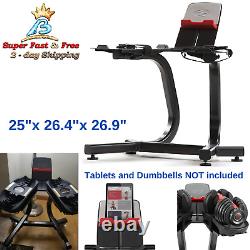 Ergo Dumbbell Storage Rack Weight Stand With Phone Tablet Holder Gym Equipment