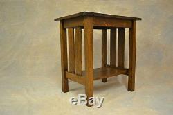 Experimental Distressed Mission Oak End Stand Free Shipping
